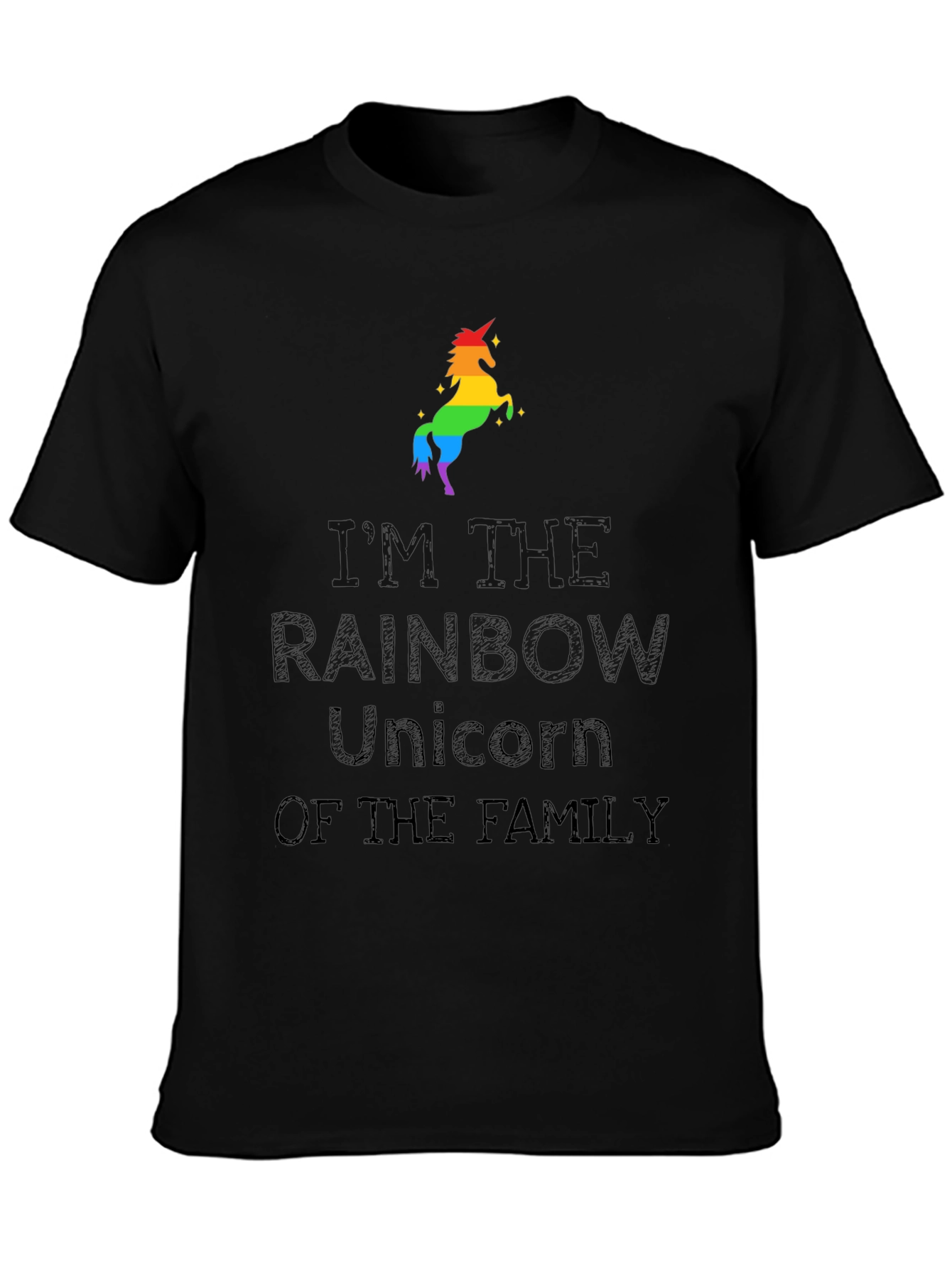 Rainbow Unicorn of the Family T-Shirt