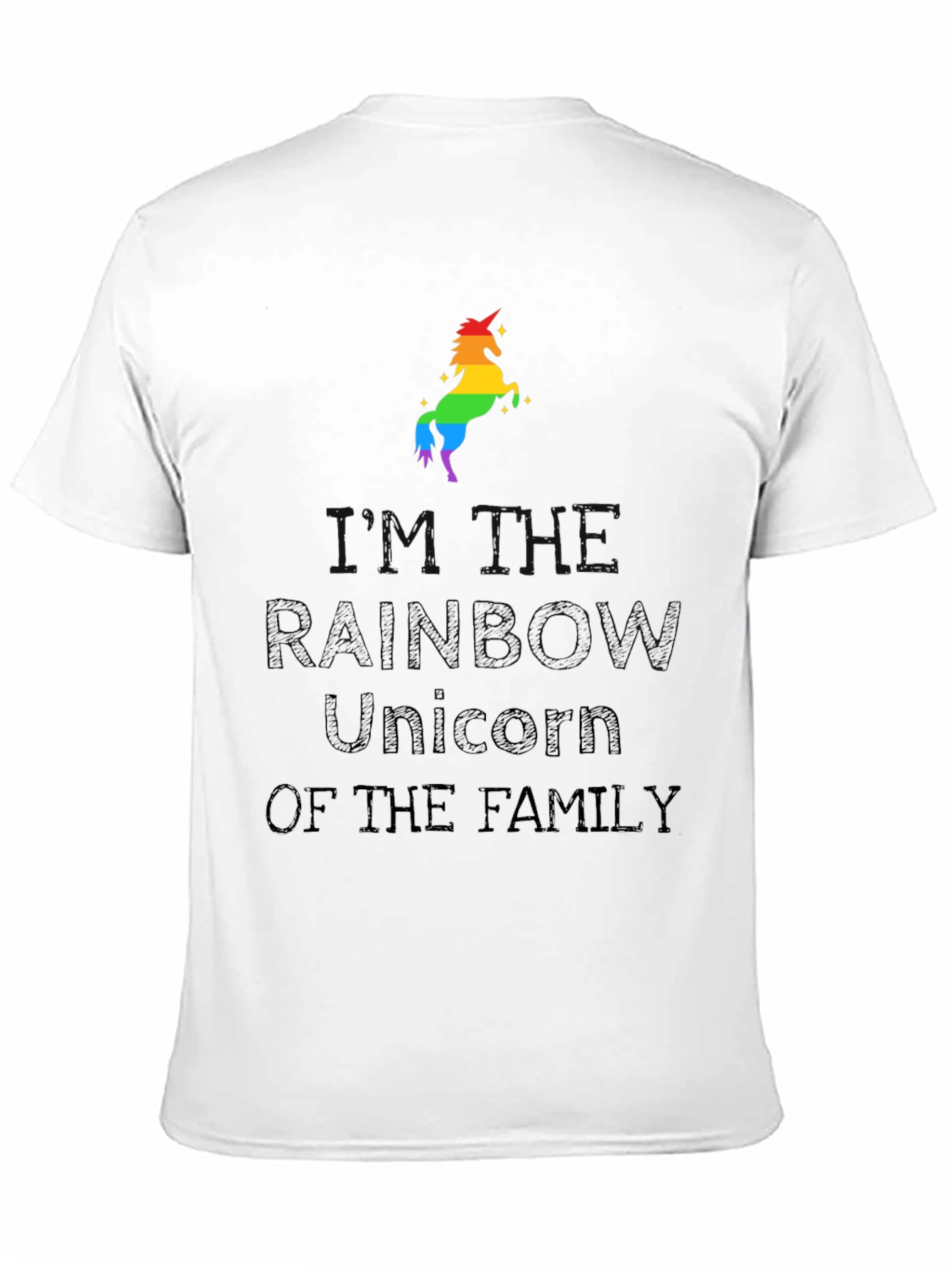 Rainbow Unicorn of the Family T-Shirt