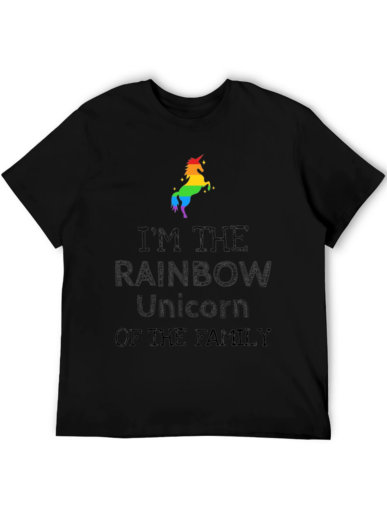 Rainbow Unicorn of the Family T-Shirt