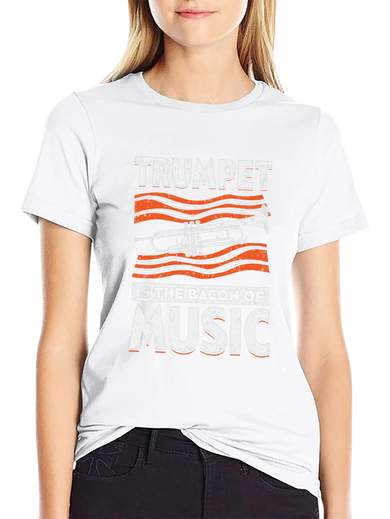 Trumpet Bacon Music T-Shirt