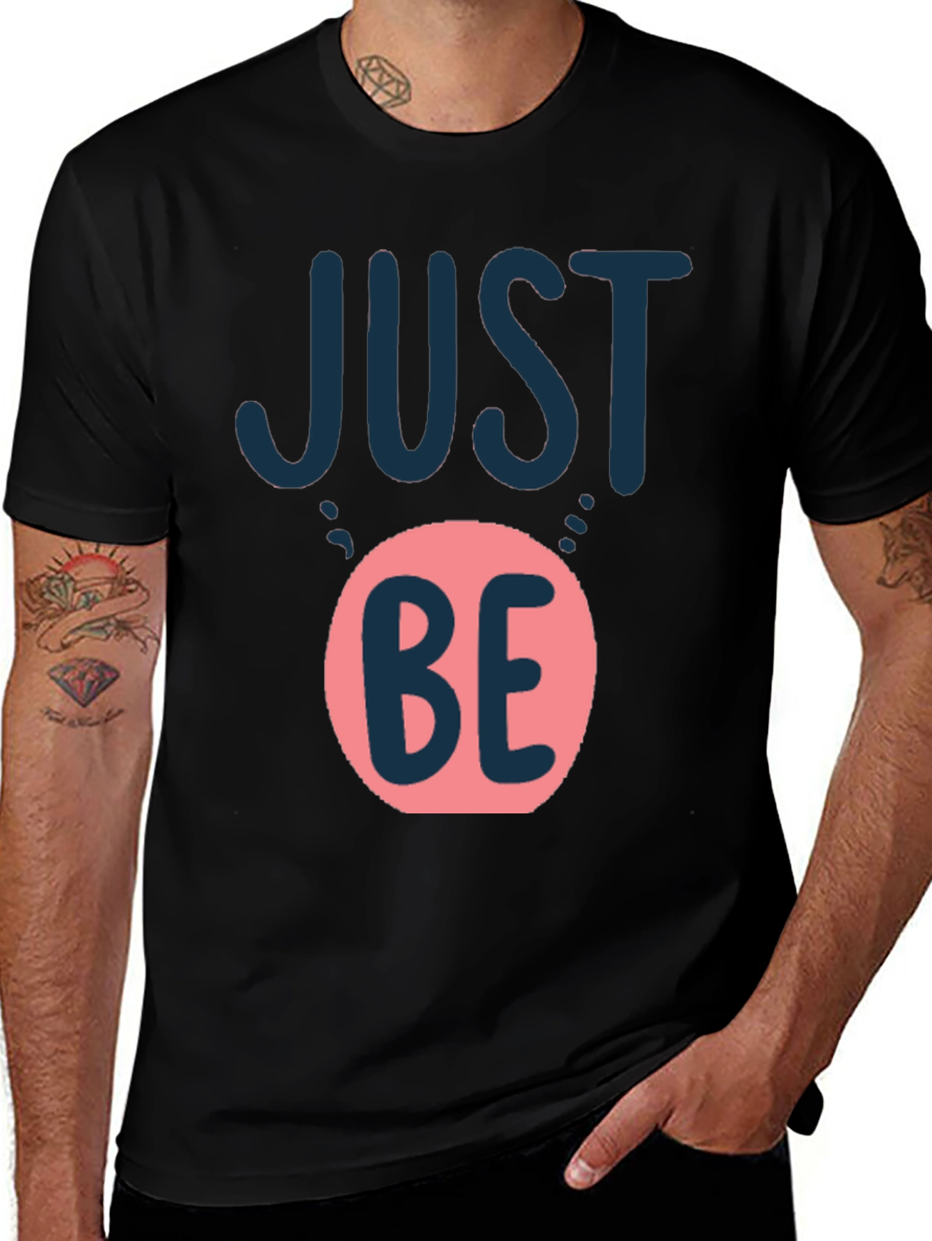 Just Be Graphic T-Shirt - Casual Comfort Tee