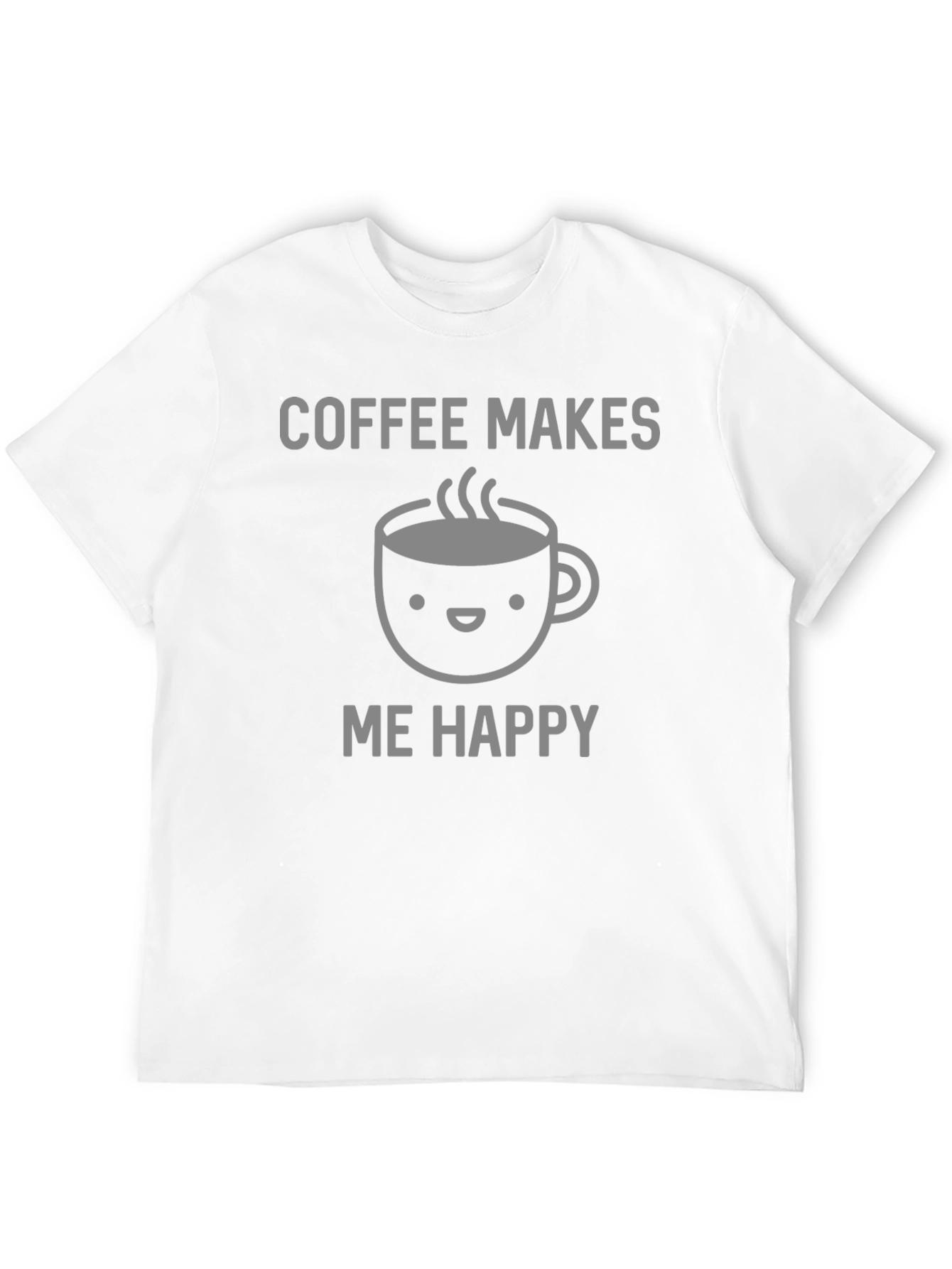 Coffee Makes Me Happy Graphic T-Shirt