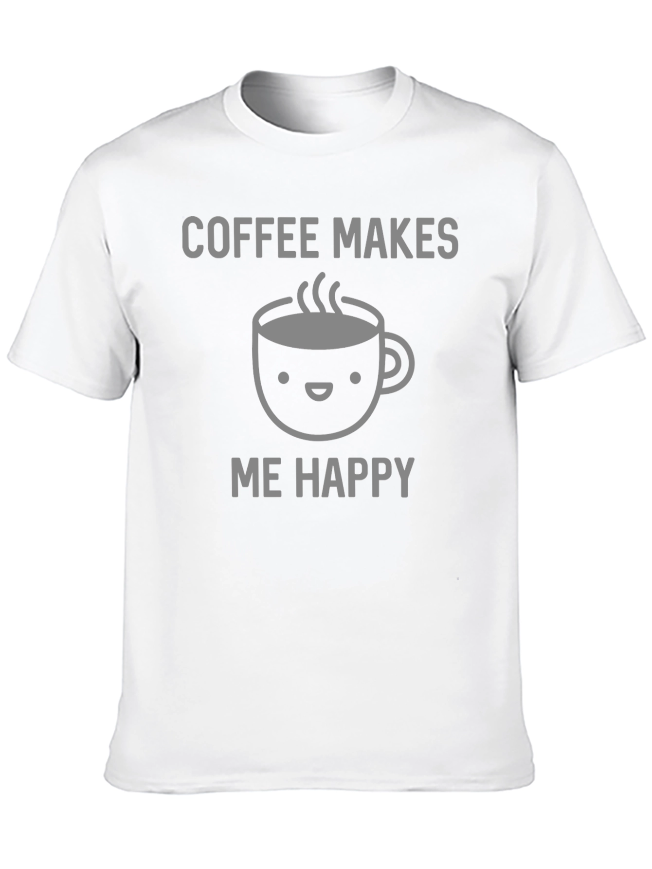 Coffee Makes Me Happy Graphic T-Shirt