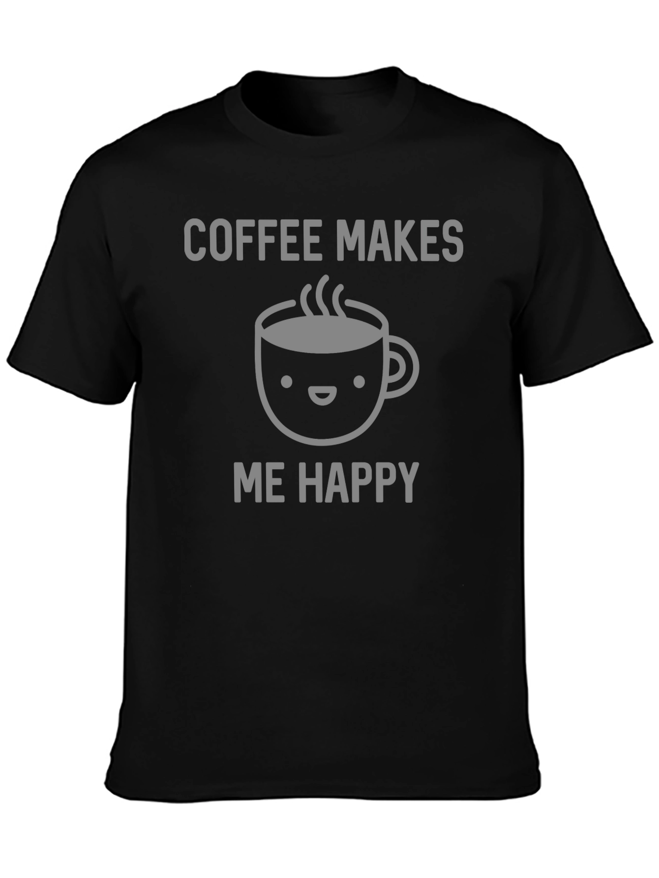 Coffee Makes Me Happy Graphic T-Shirt