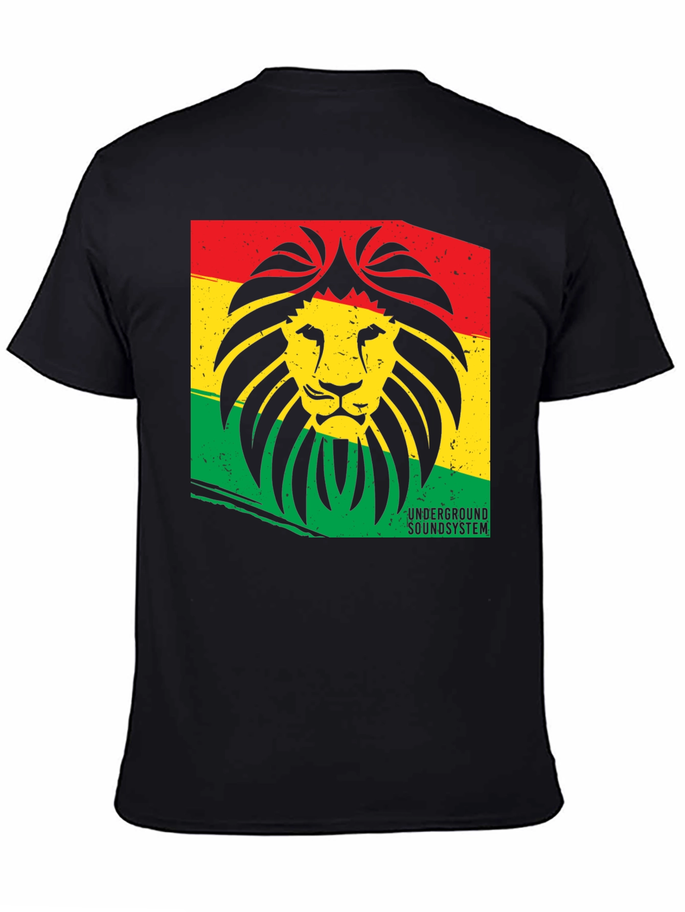 Rasta Lion Graphic T-Shirt - Underground Soundsystem Tee