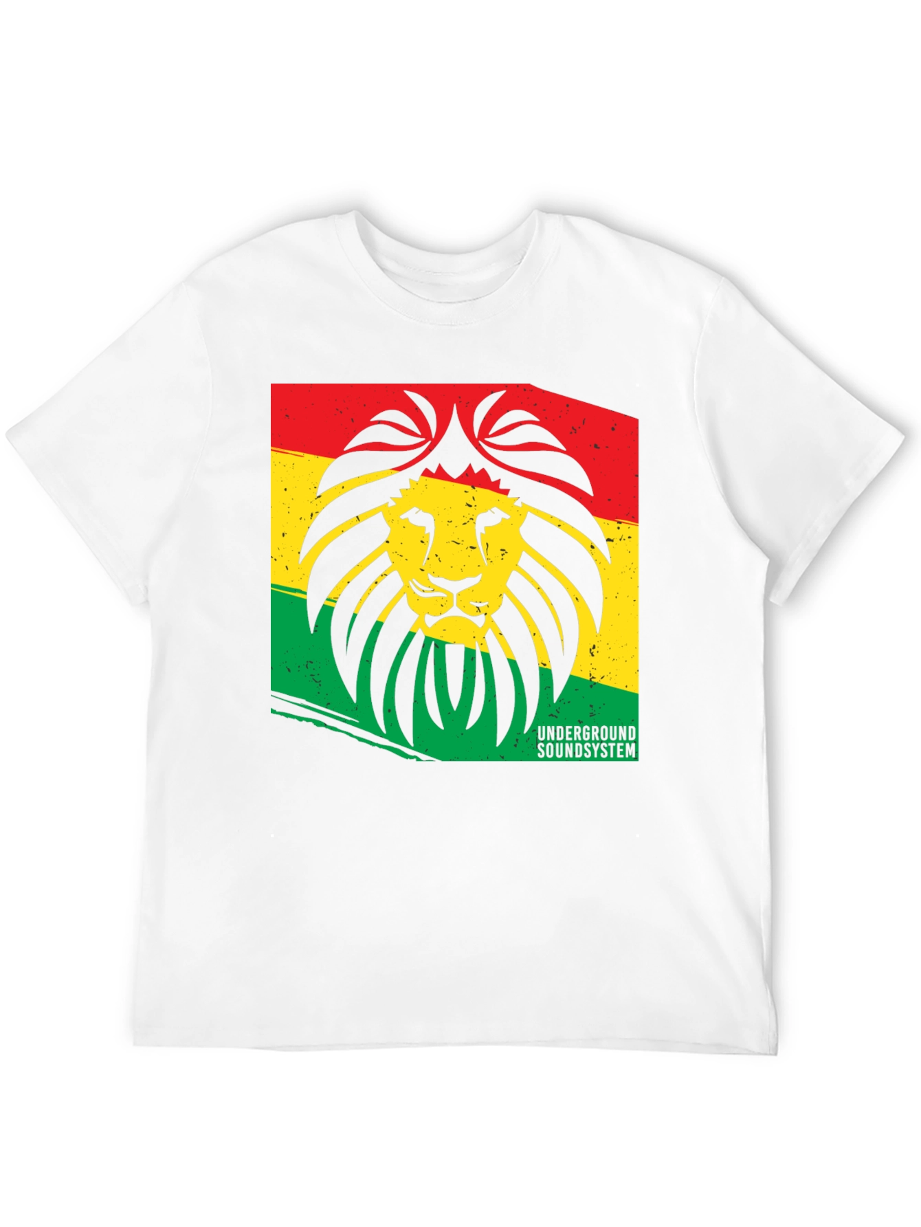 Rasta Lion Graphic T-Shirt - Underground Soundsystem Tee