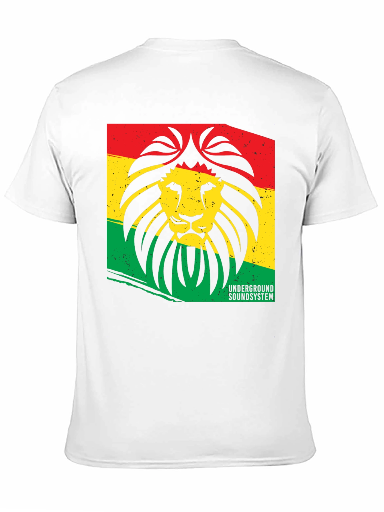 Rasta Lion Graphic T-Shirt - Underground Soundsystem Tee