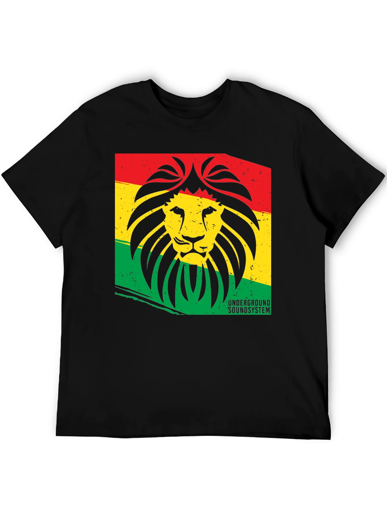 Rasta Lion Graphic T-Shirt - Underground Soundsystem Tee