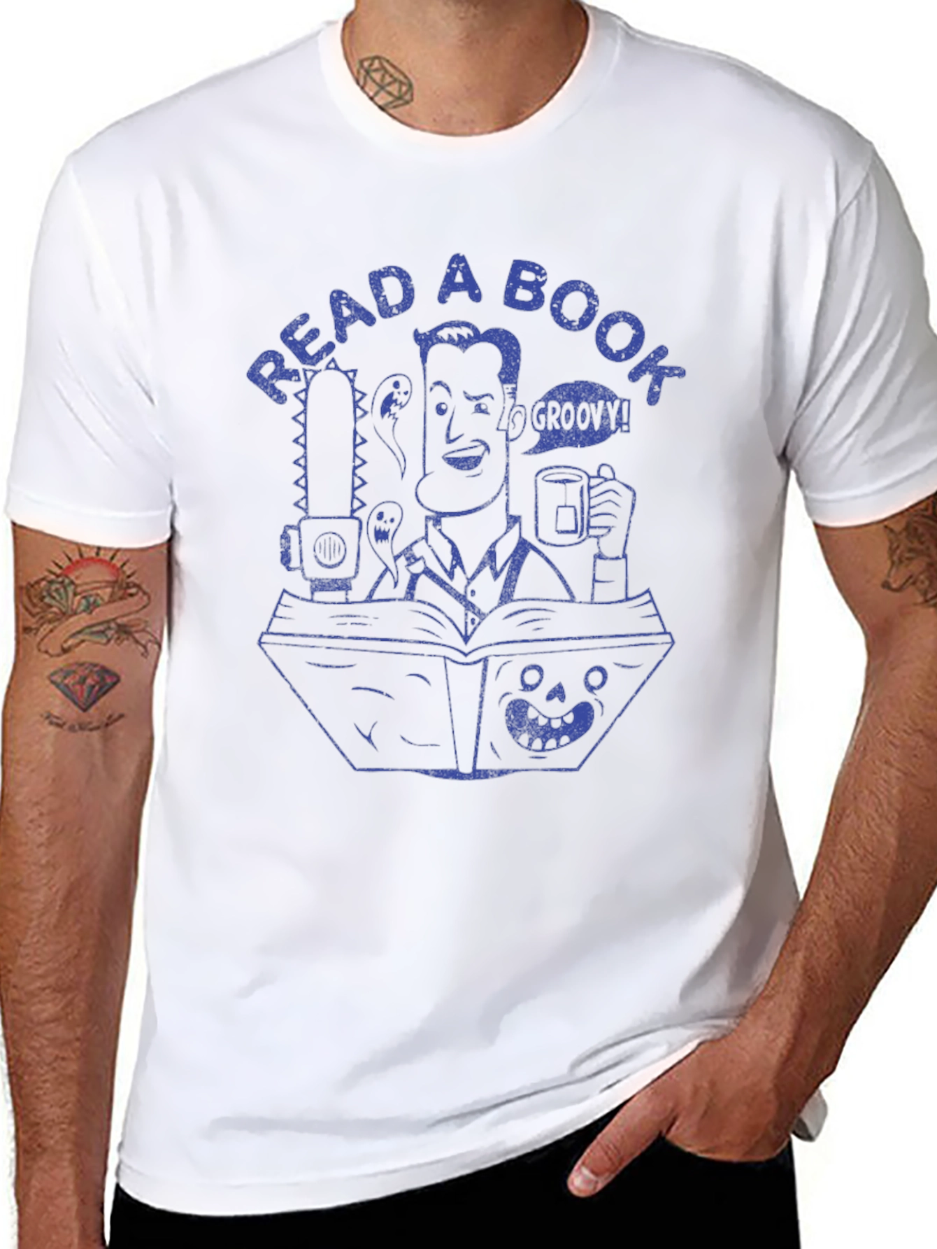 Read A Book! Groovy T-Shirt