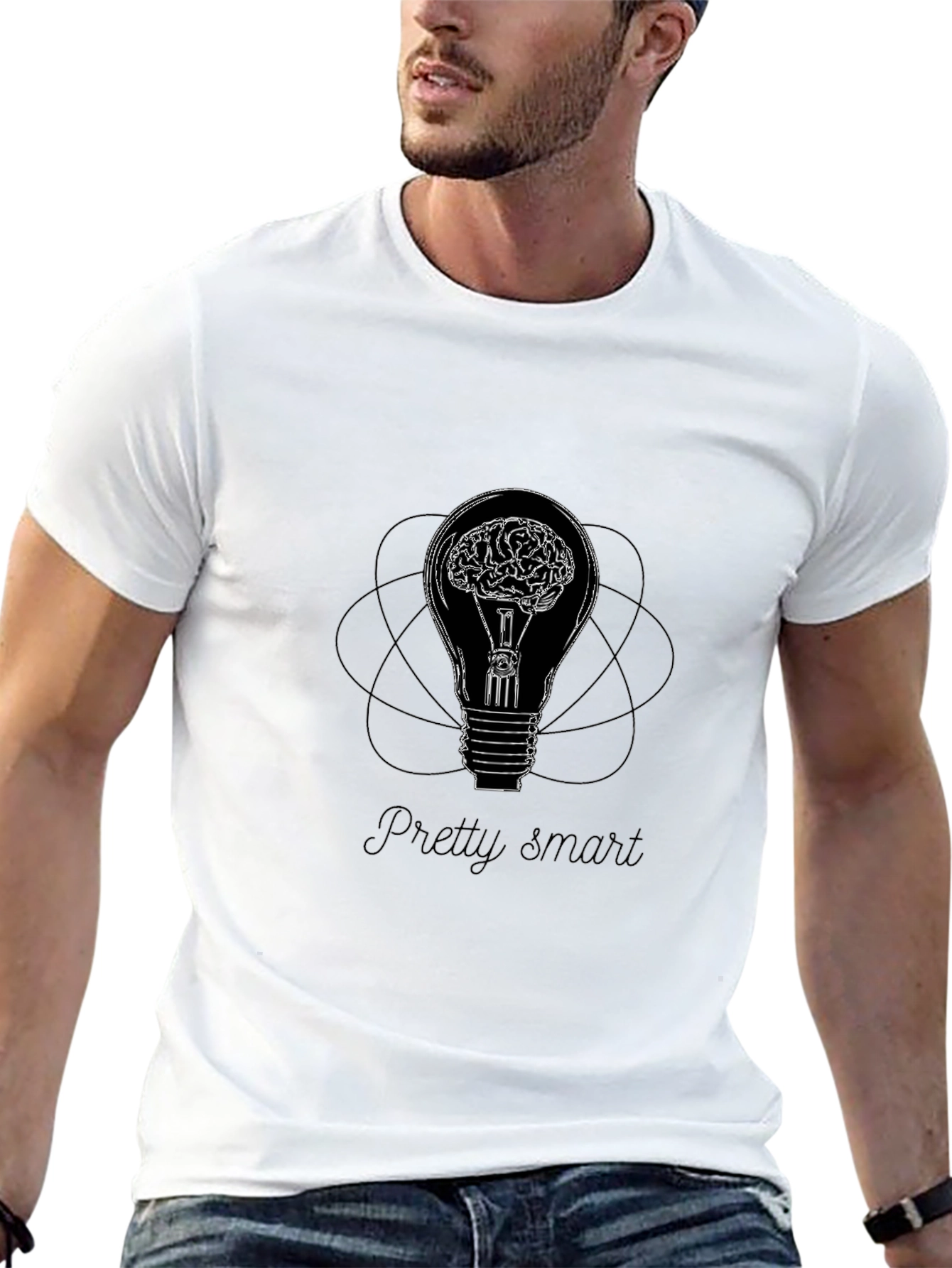 Pretty Smart Brainy Idea Graphic T-Shirt
