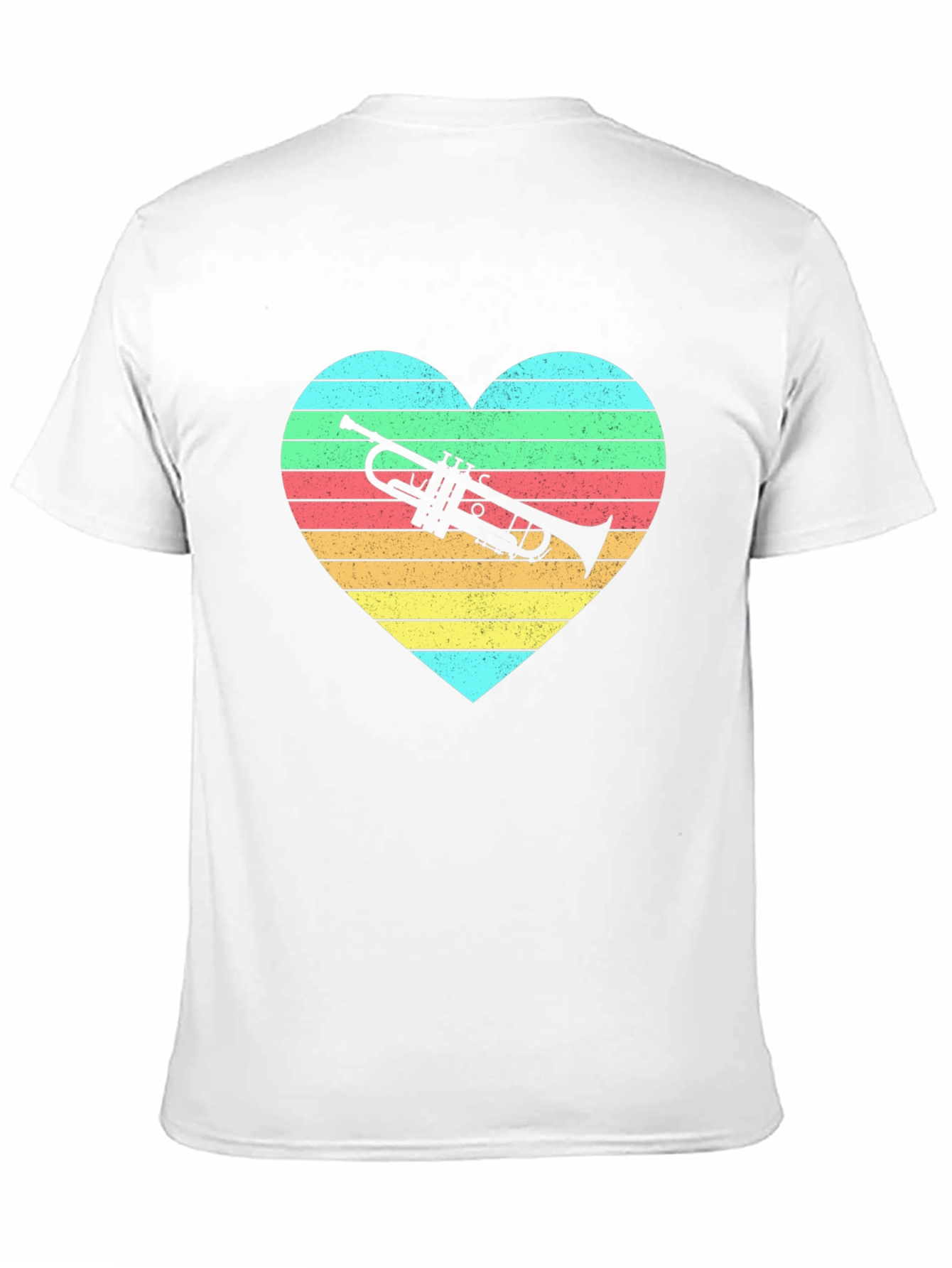 Trumpet Heart Graphic Tee - Musicians Delight