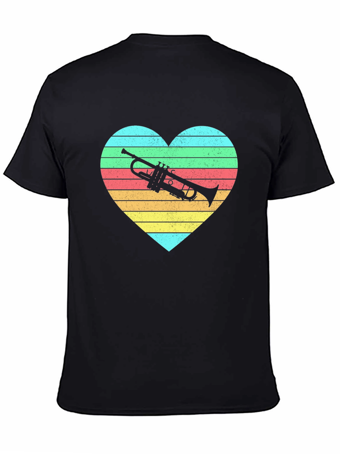 Trumpet Heart Graphic Tee - Musicians Delight