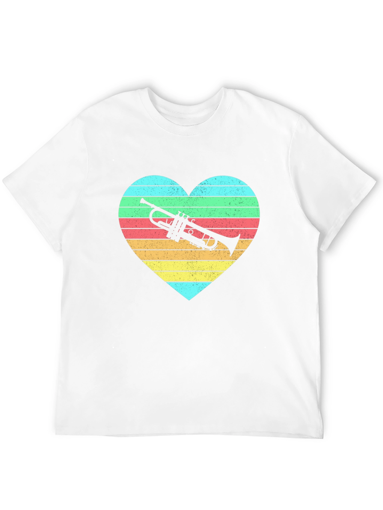 Trumpet Heart Graphic Tee - Musicians Delight