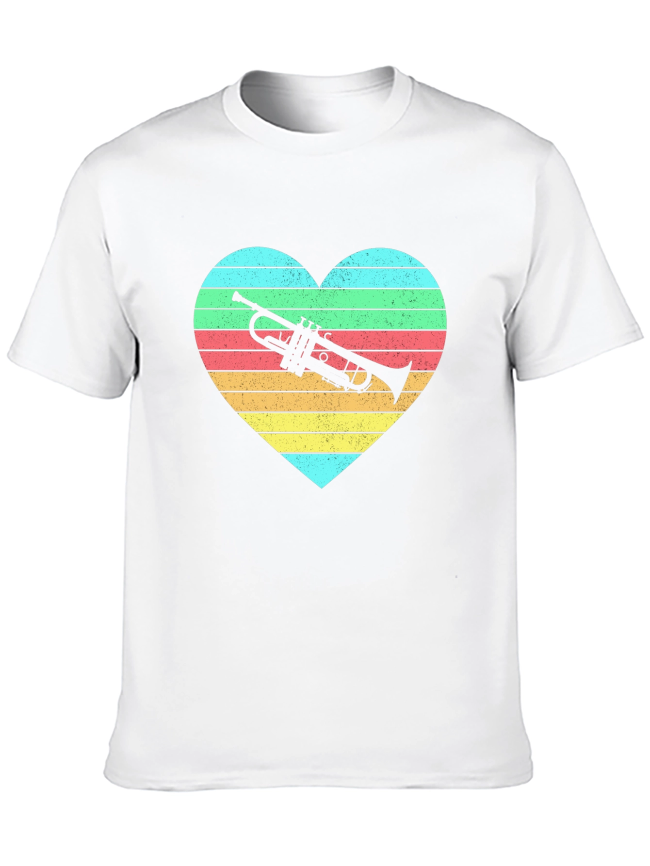 Trumpet Heart Graphic Tee - Musicians Delight
