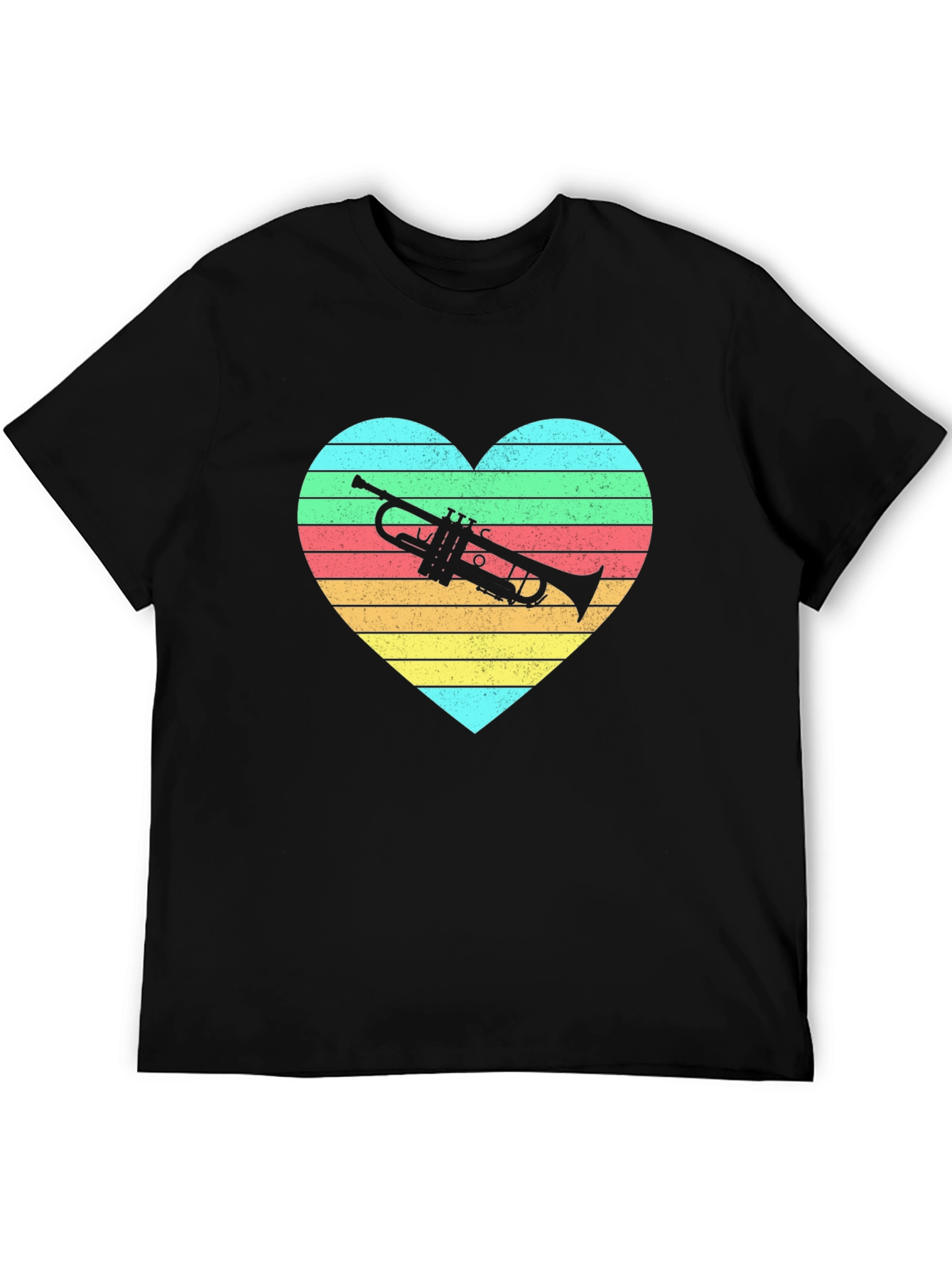 Trumpet Heart Graphic Tee - Musicians Delight