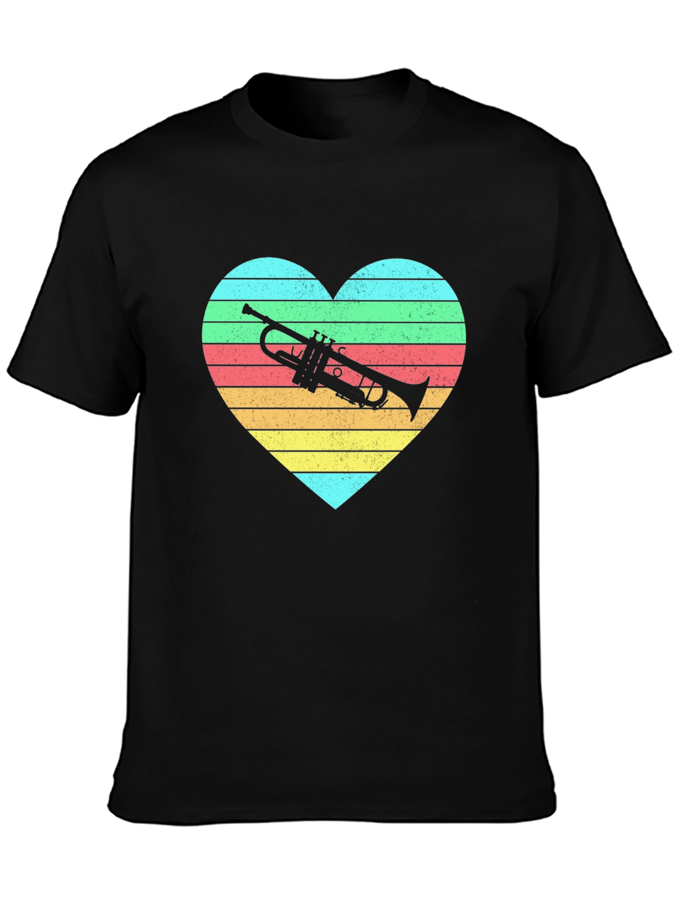 Trumpet Heart Graphic Tee - Musicians Delight