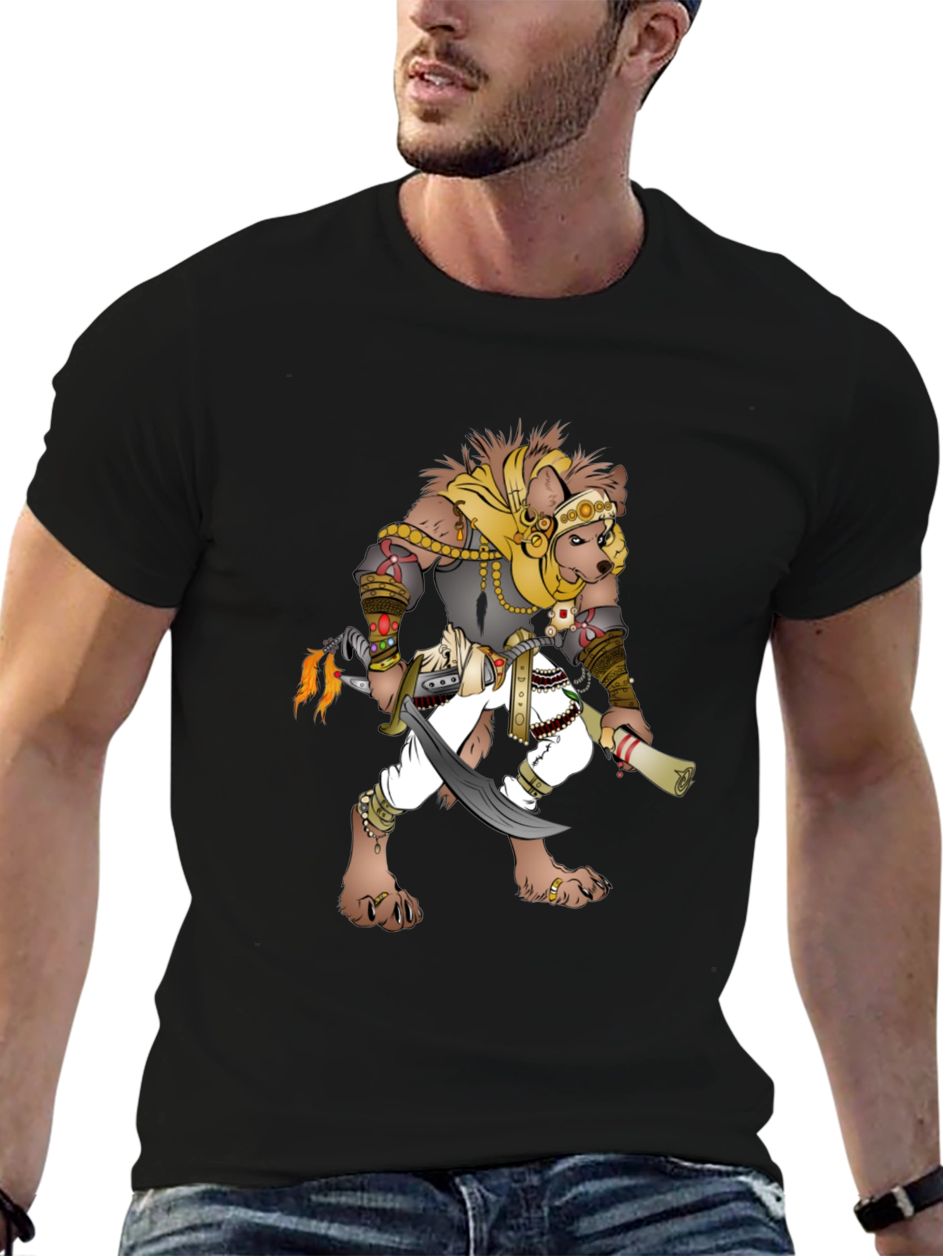 Warrior Hyena Graphic Tee