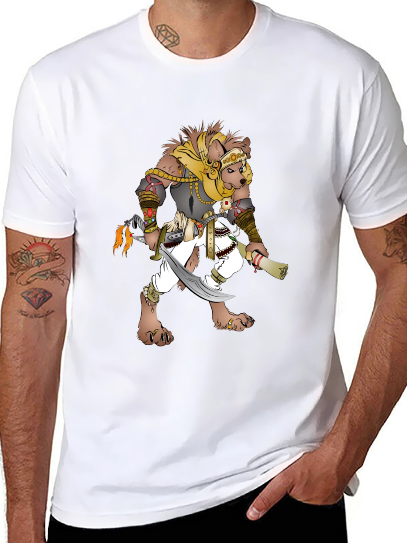 Warrior Hyena Graphic Tee