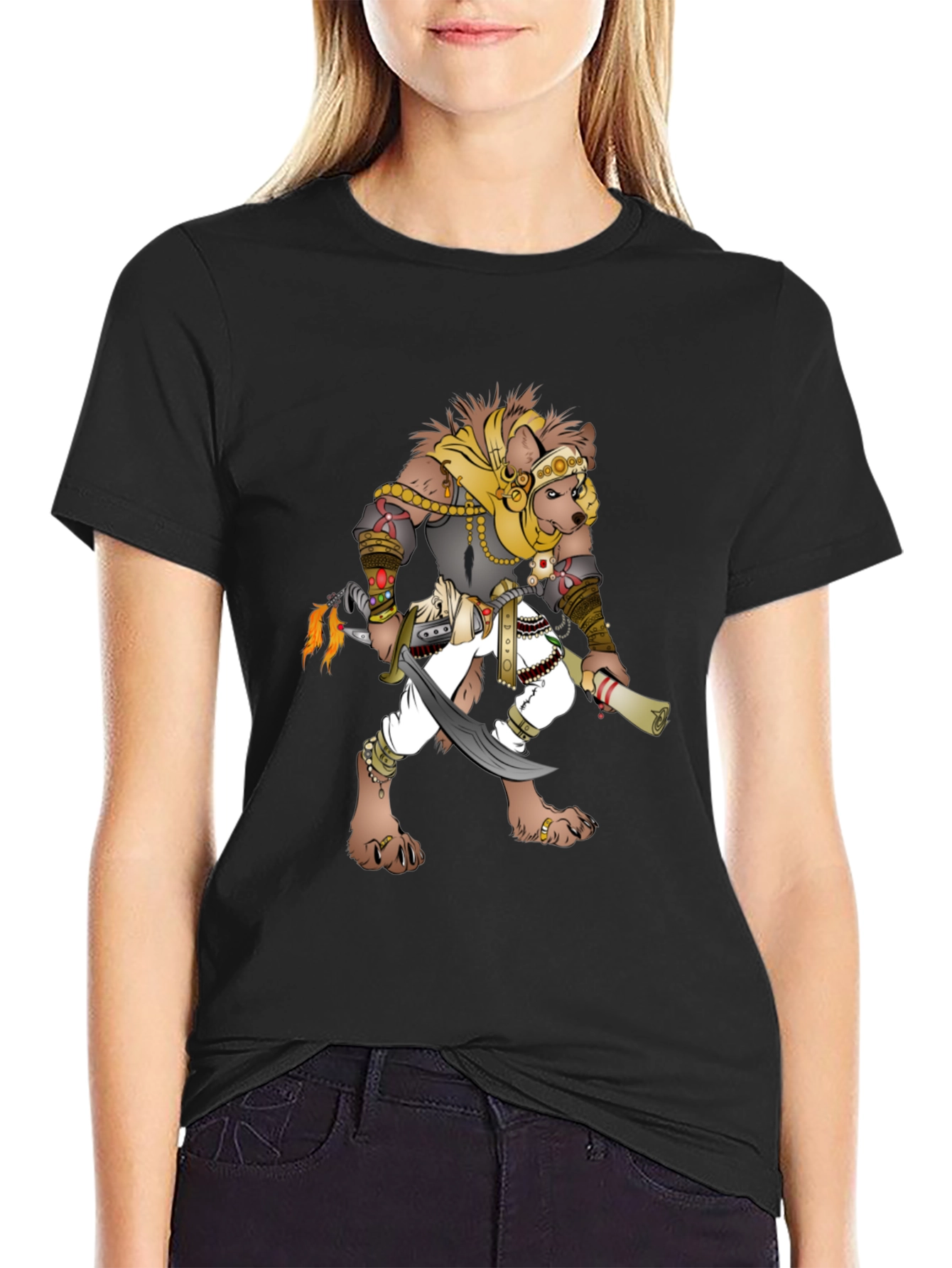 Warrior Hyena Graphic Tee