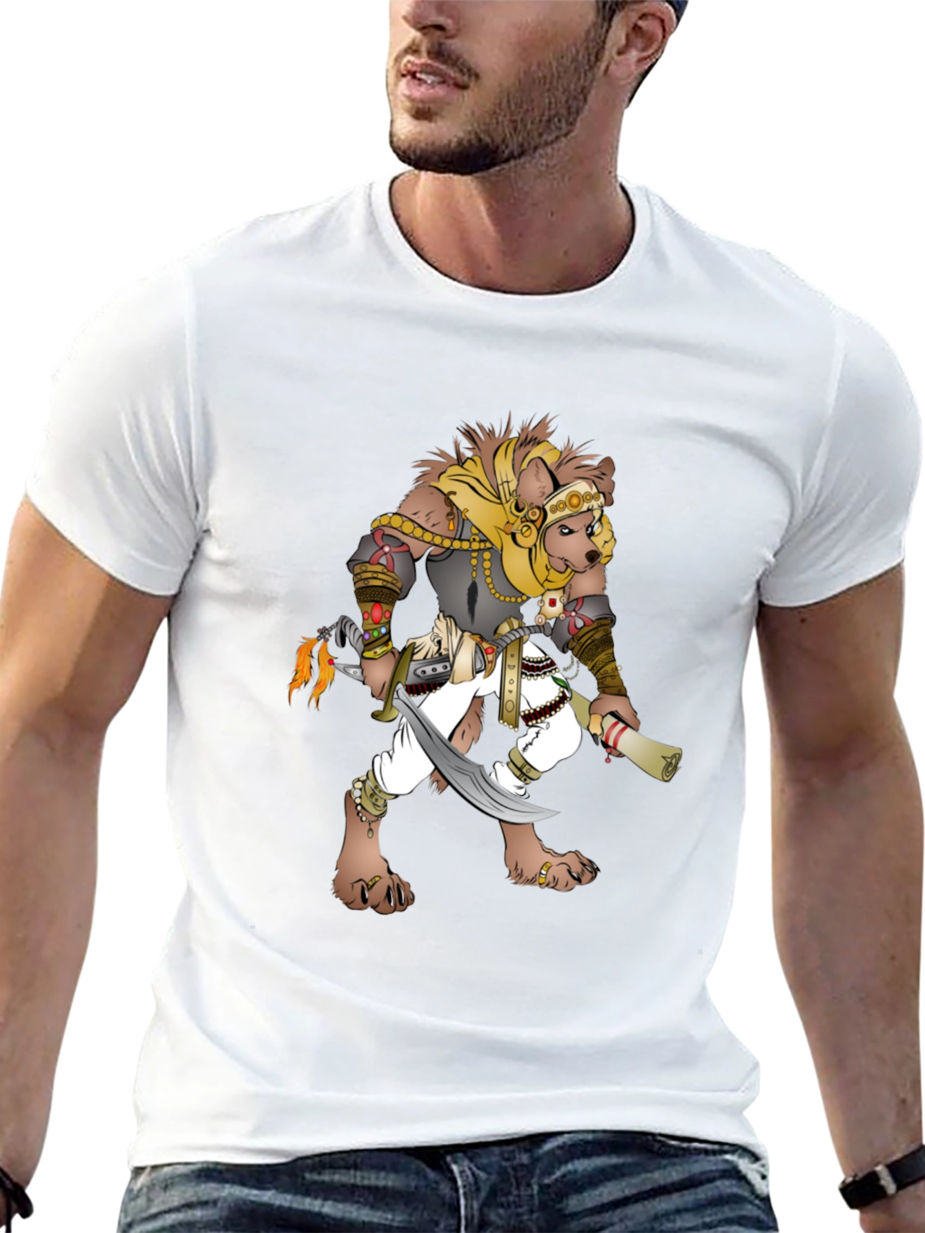 Warrior Hyena Graphic Tee