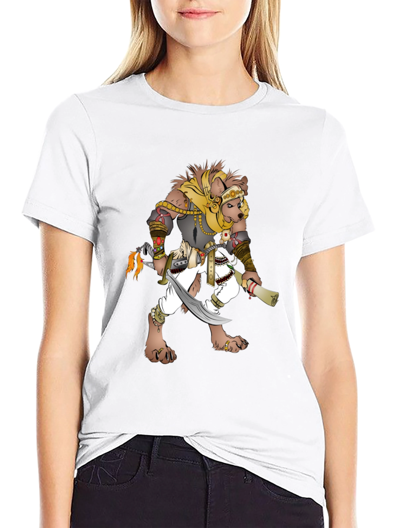 Warrior Hyena Graphic Tee