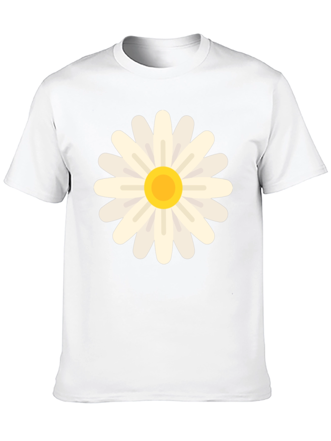 Daisy Graphic Print Black T-Shirt