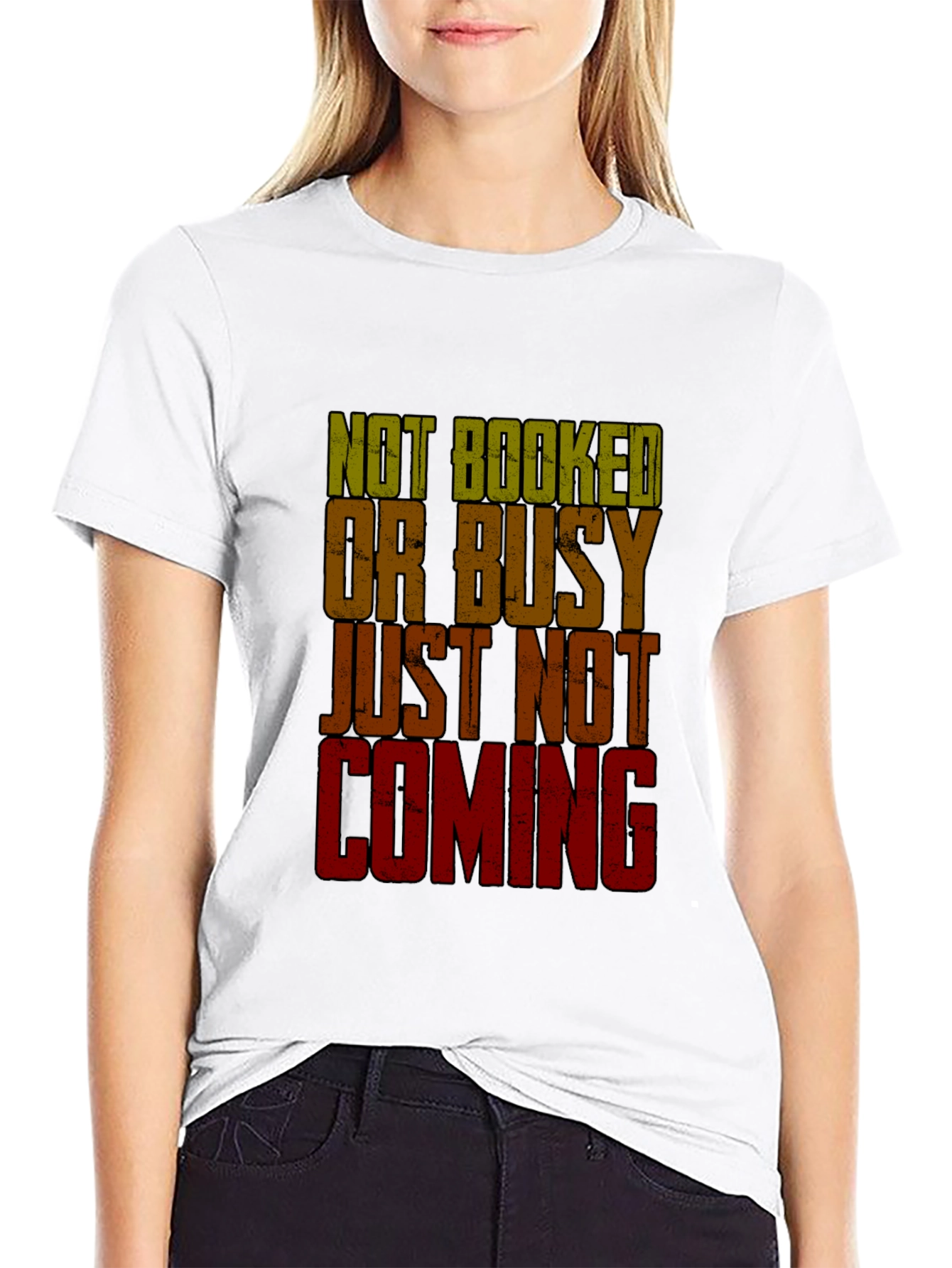 Not Booked or Busy Graphic Tee