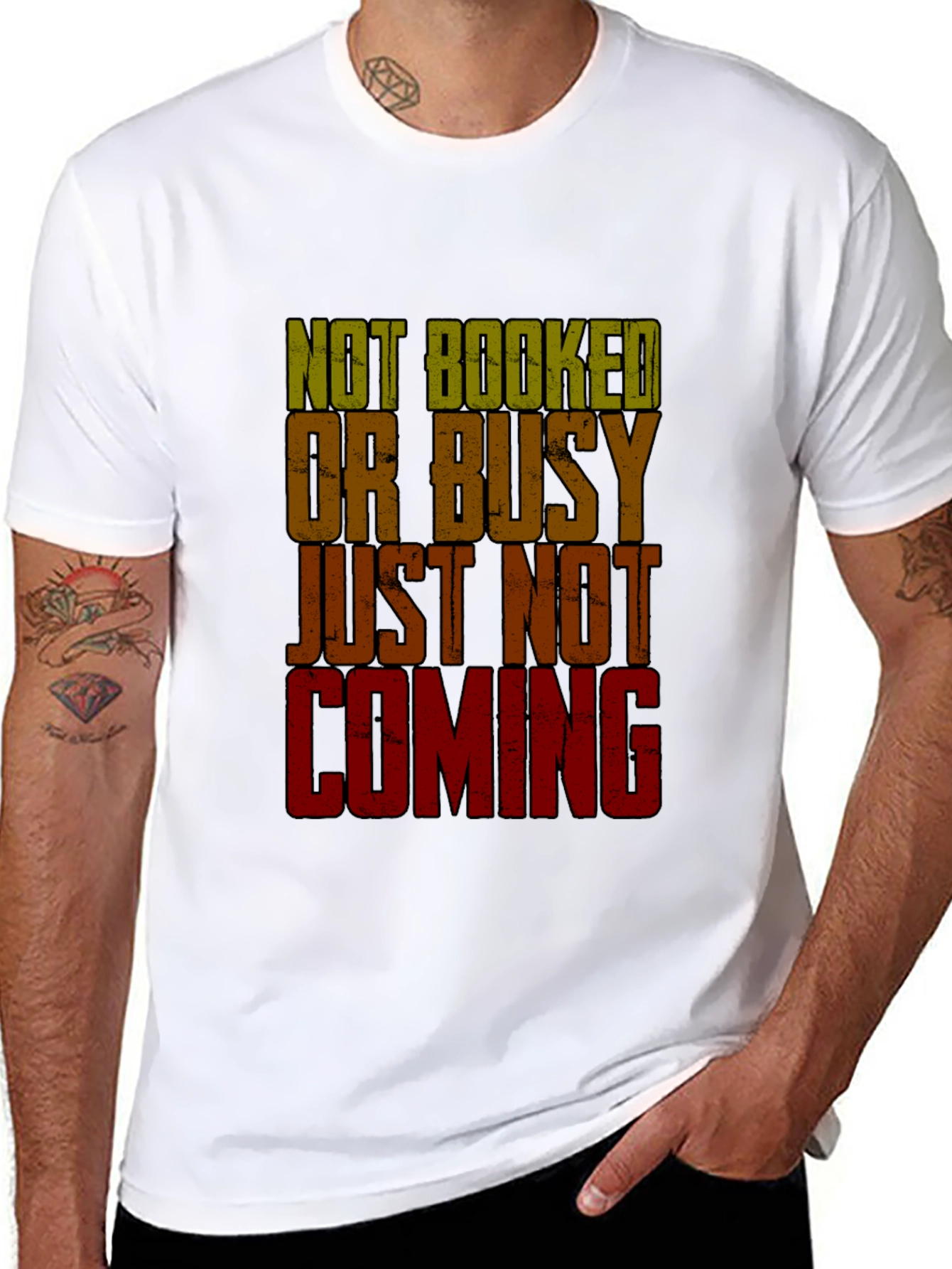 Not Booked or Busy Graphic Tee
