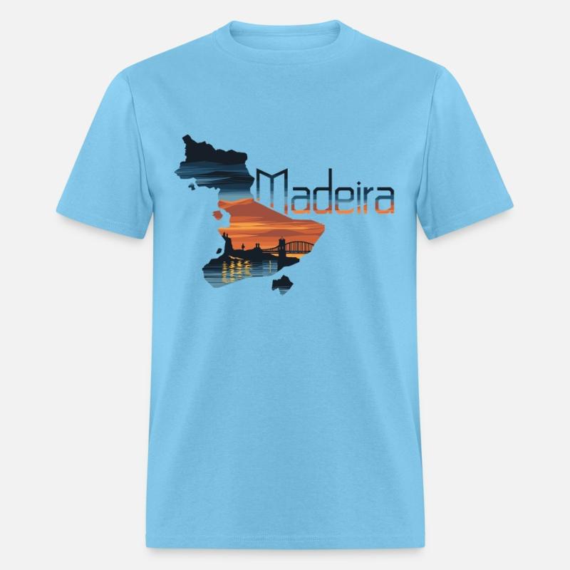 Madeira Island Silhouette Sunset Scenic Landscape