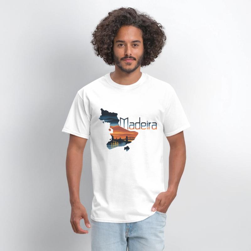 Madeira Island Silhouette Sunset Scenic Landscape