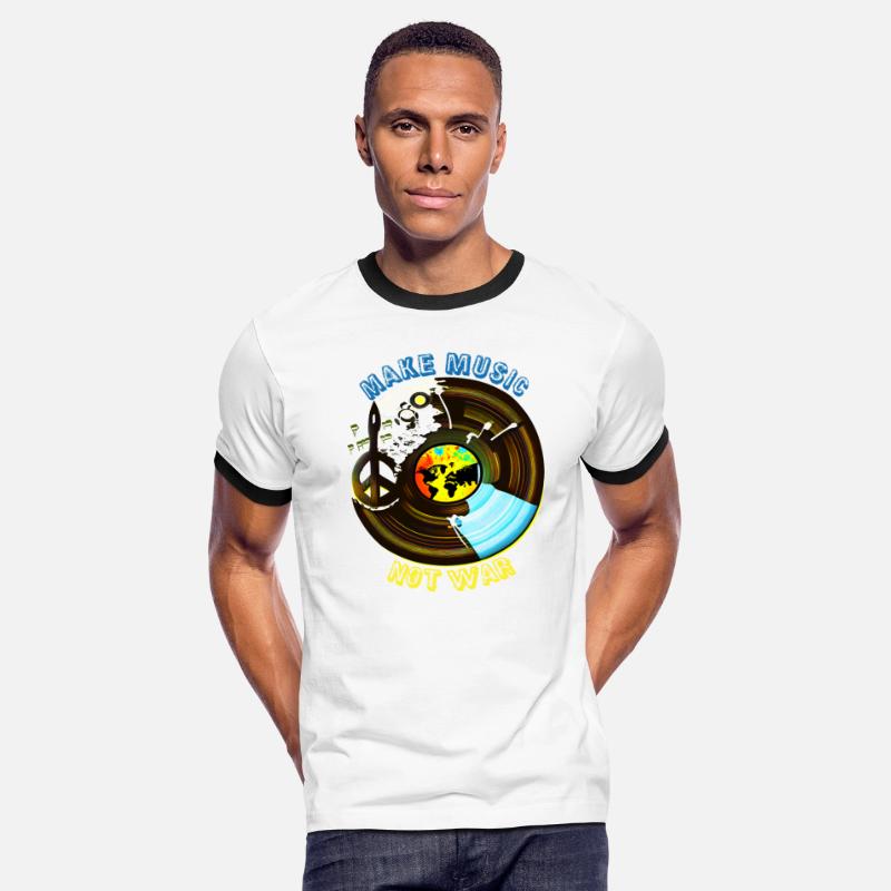 Make Music Not War | Hippie Peace & Vinyl Record