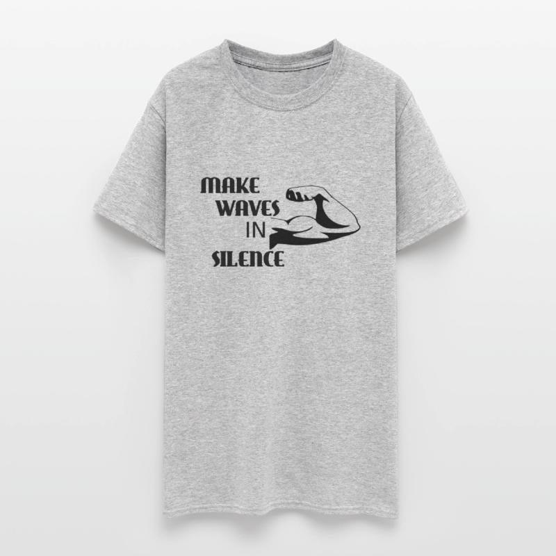 make waves in silence T-SHIRT