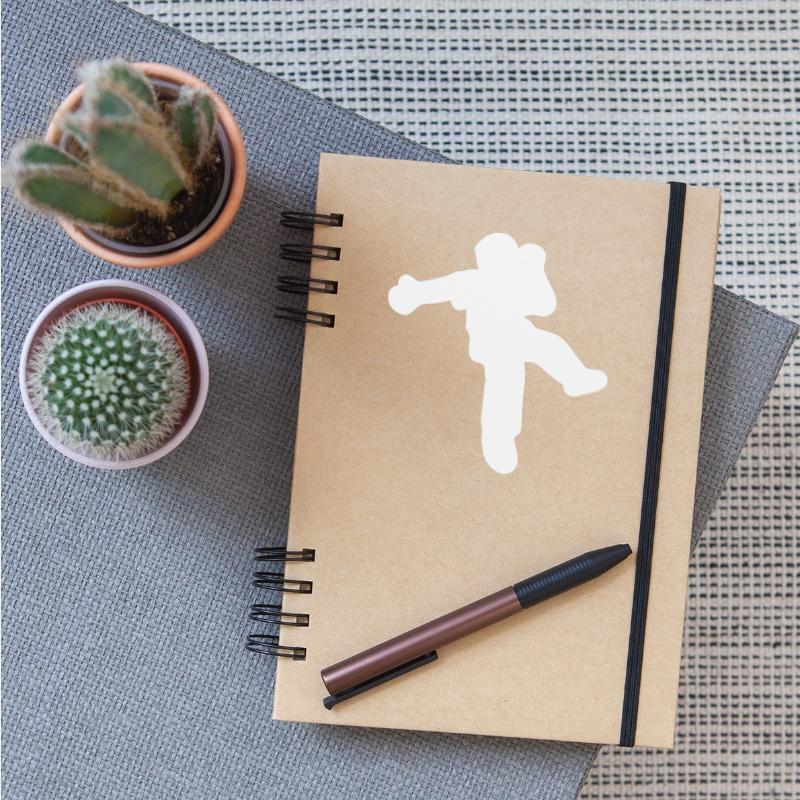 Man Celebrates Dances Silhouette Cool Party Boy