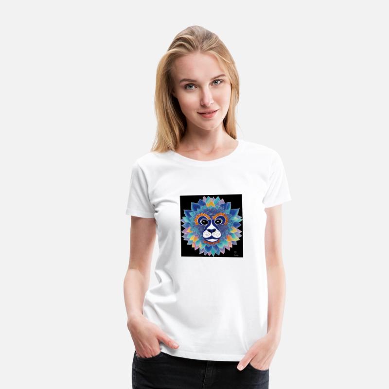 MANDALA ART FOR SPIRITUAL MEDITATION LION FACE 3