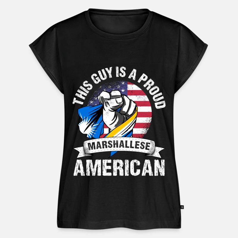 Marshall Islands American Patriot Men Boy Flag