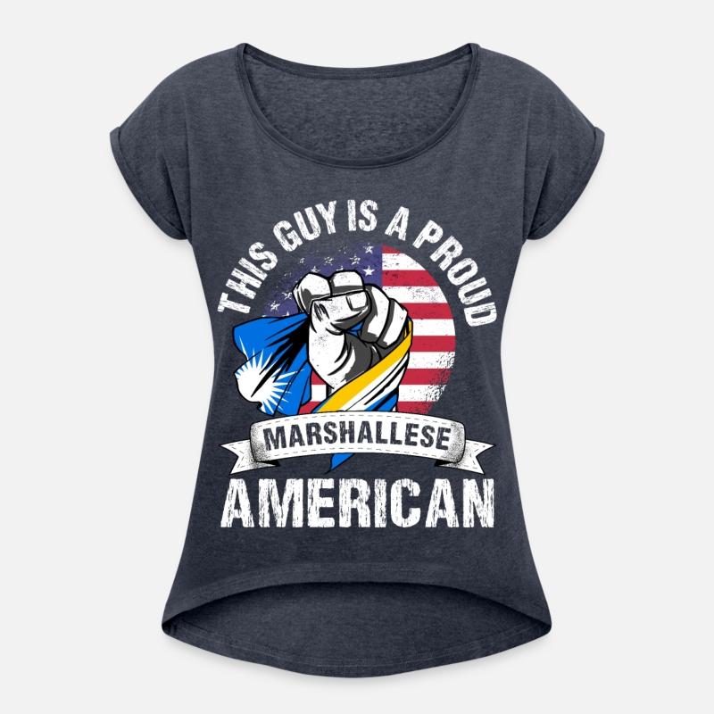 Marshall Islands American Patriot Men Boy Flag