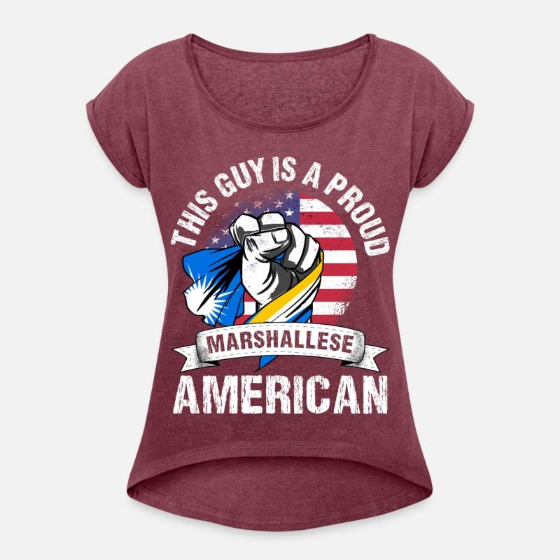 Marshall Islands American Patriot Men Boy Flag