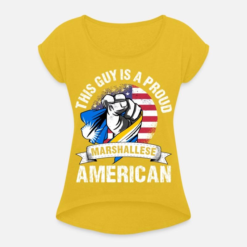 Marshall Islands American Patriot Men Boy Flag