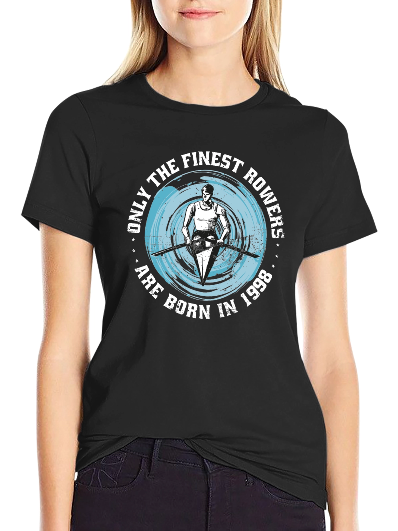 Finest Rowers Born in 1998 Black T-Shirt
