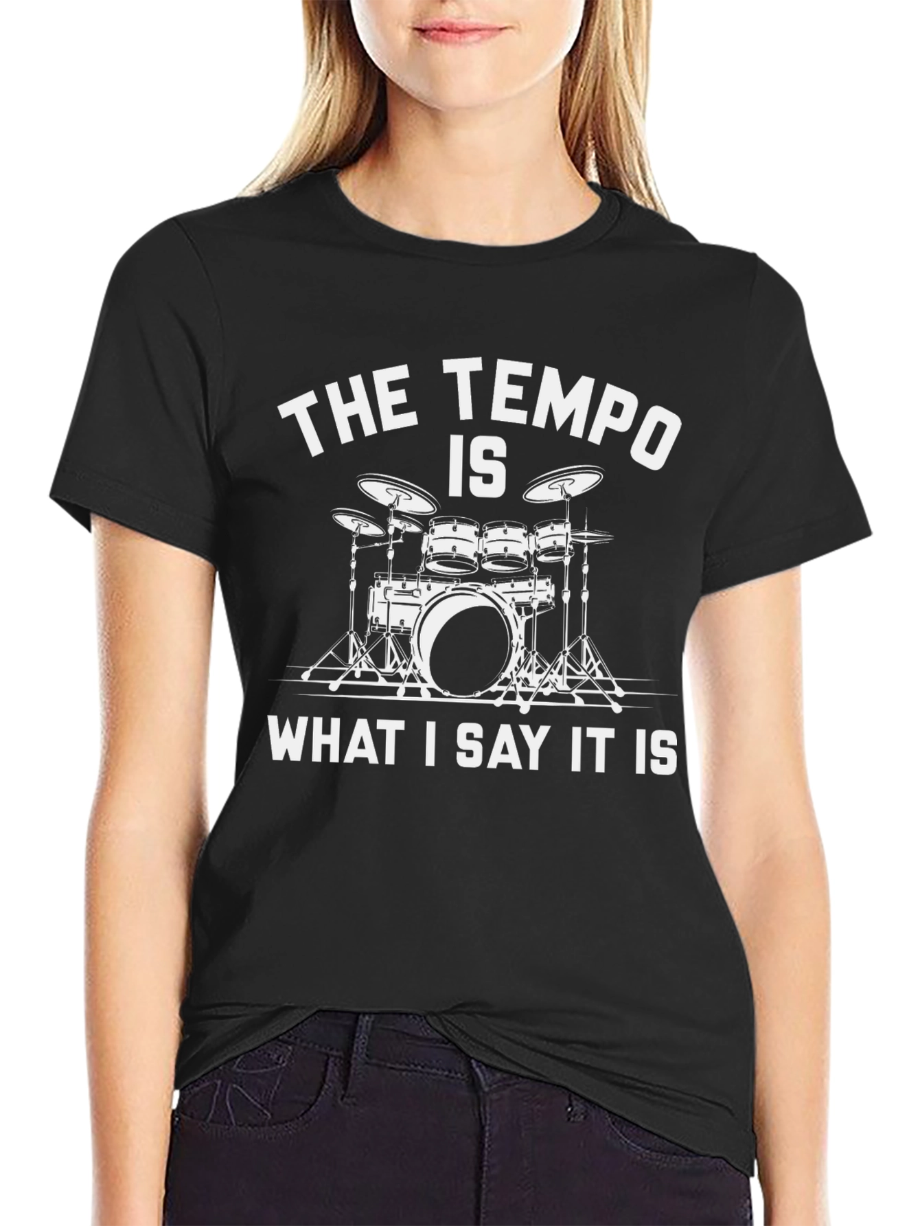 Drummer Tempo T-Shirt - Music Lover Gift