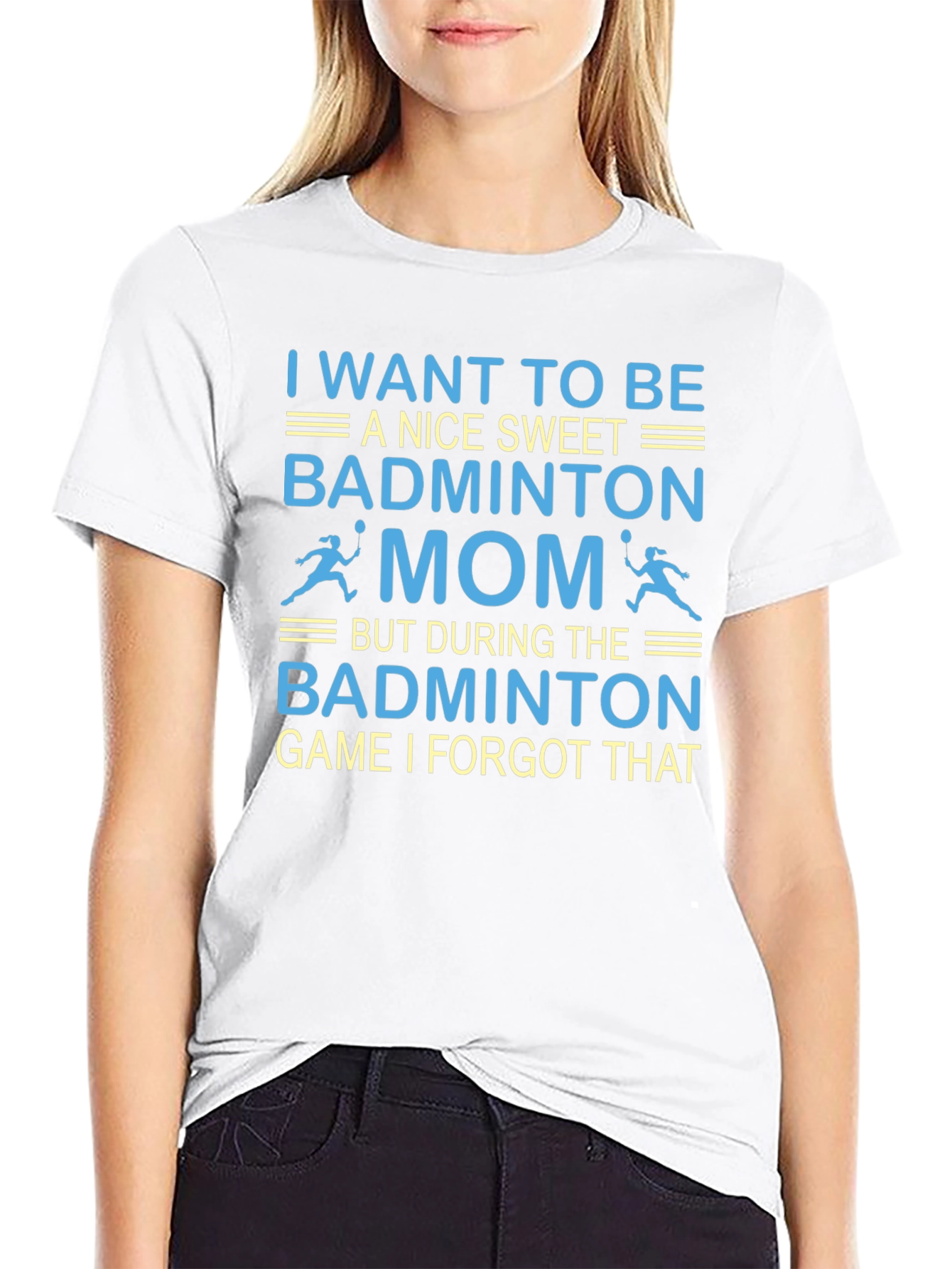 Badminton Mom T-Shirt - Funny Game Day Tee