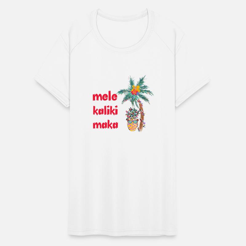 Mele Kalikimaka: Hawaiian Palm Tree & Pineapple