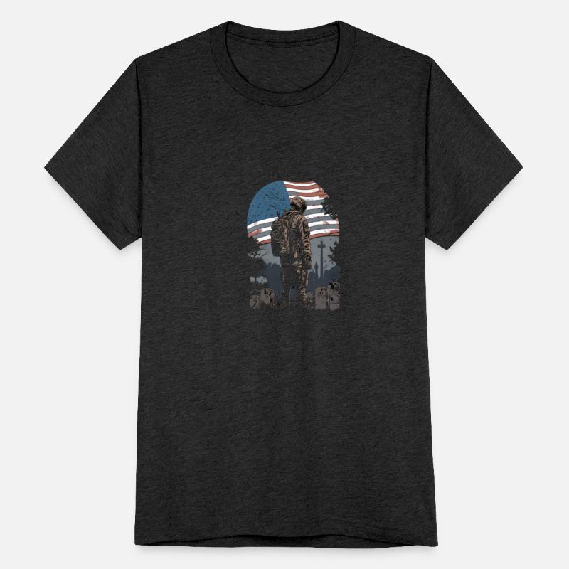 Memorial Day Fallen Veteran Soldier American Flag