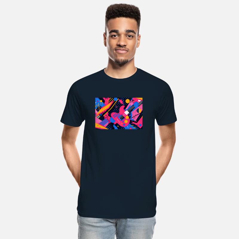 Memphis Design Guitar in Pink