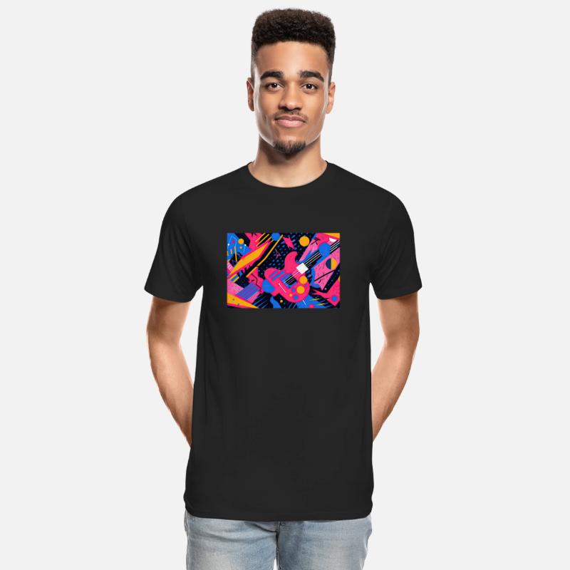 Memphis Design Guitar in Pink