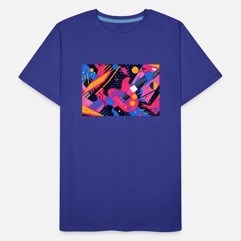 Memphis Design Guitar in Pink