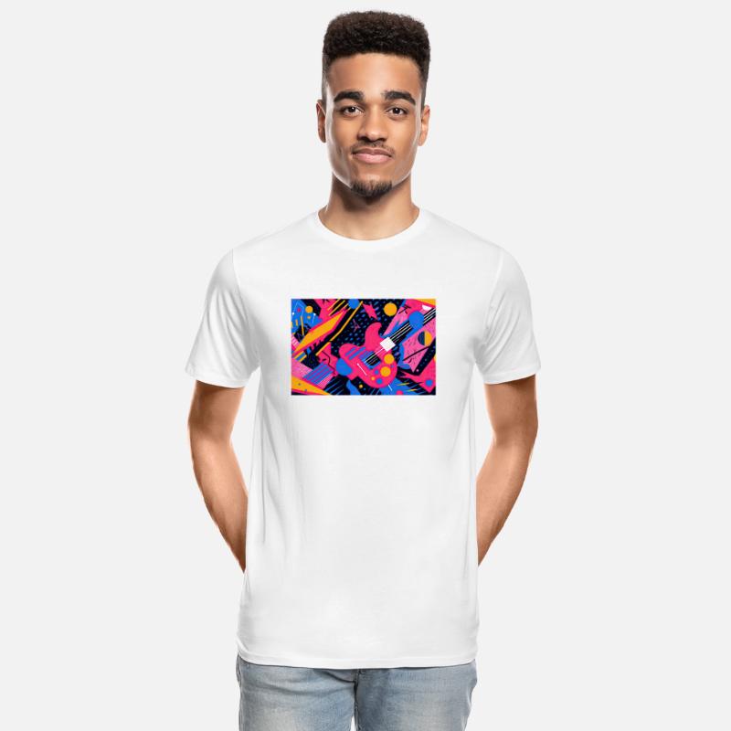 Memphis Design Guitar in Pink