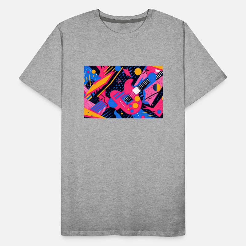 Memphis Design Guitar in Pink