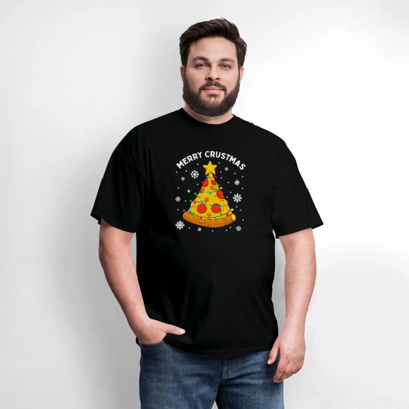 Merry Crustmas Pizza Tree
