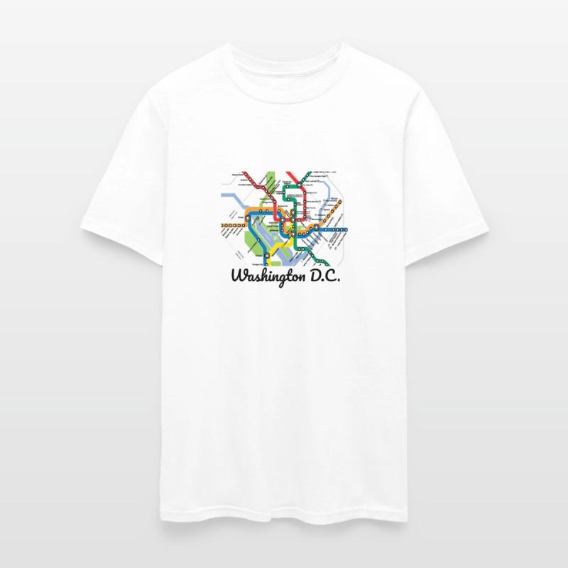 Metro Map Of Washington Dc City Rail Transit